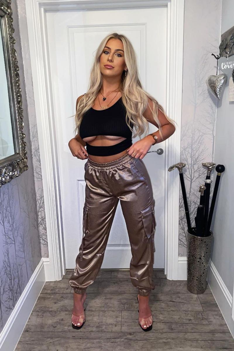 Emma Cut Out Rib Crop Top