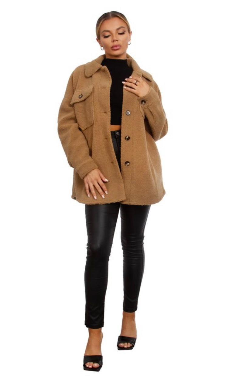 Nova Teddy Shacket